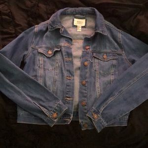 Dark denim jean jacket